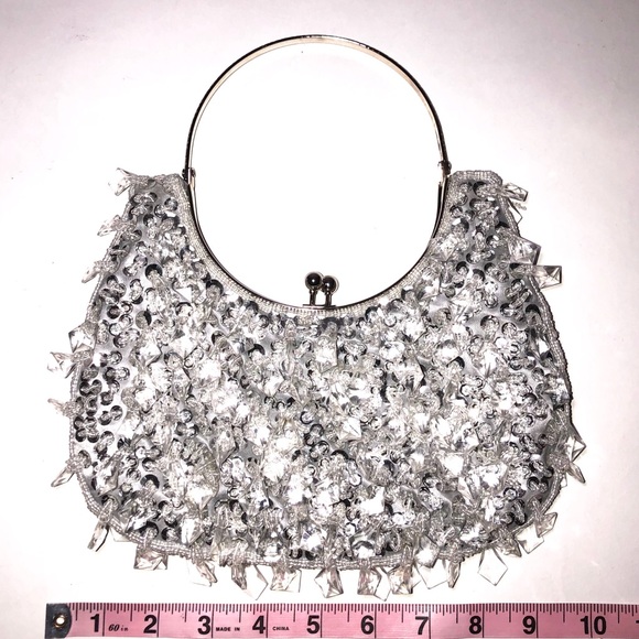 CRYSTAL BEADED EVENING BAG - Picture 6 of 8